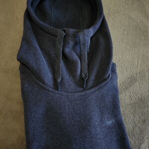 NWT NIKE Hypernatural Therma Fit Womens Large Dark Gray Hoodie Cowl 548808-032